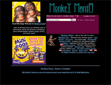 Tablet Screenshot of monkeymania.co.uk